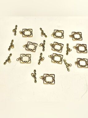 Gold Tone Lot of 19mm Toggles